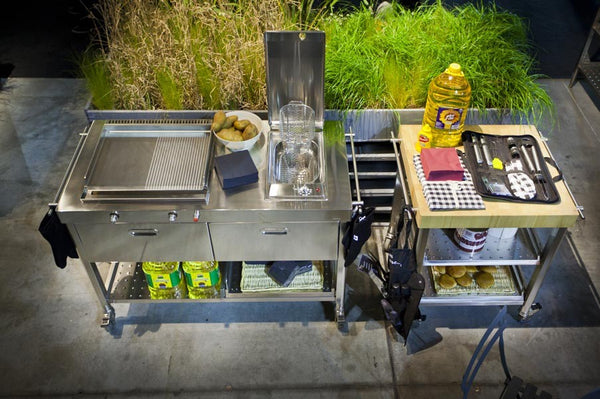 OUTDOOR KITCHEN UNIT 130 – PLANCHA AND DEEP-FAT FRYER