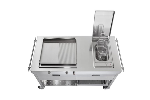 OUTDOOR KITCHEN UNIT 130 – PLANCHA AND DEEP-FAT FRYER