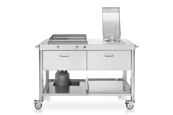 OUTDOOR KITCHEN UNIT 130 – PLANCHA AND DEEP-FAT FRYER