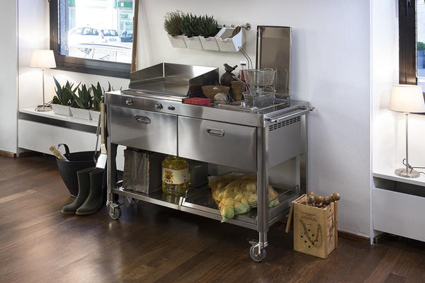 OUTDOOR KITCHEN UNIT 130 – PLANCHA AND DEEP-FAT FRYER