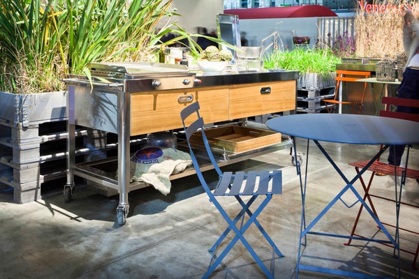 OUTDOOR KITCHEN UNIT 190 WOODEN DRAWERS