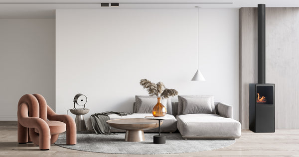 SCANDI AUTOMATIC ETHANOL FIREPLACE Net Zero fireplace with the BEV Technology