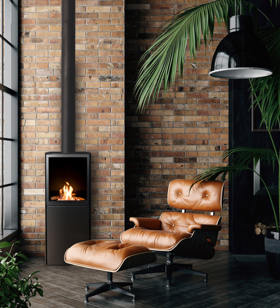 SCANDI AUTOMATIC ETHANOL FIREPLACE Net Zero fireplace with the BEV Technology