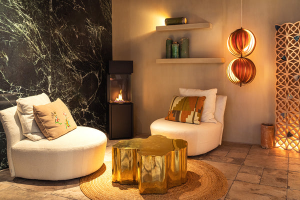 ARCTICON BLACK AUTOMATIC BEV® FIREPLACE Net Zero fireplace with the BEV Technology®