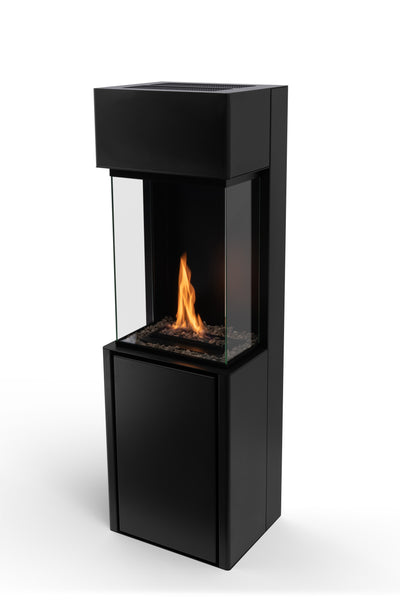 ARCTICON BLACK AUTOMATIC BEV® FIREPLACE Net Zero fireplace with the BEV Technology®