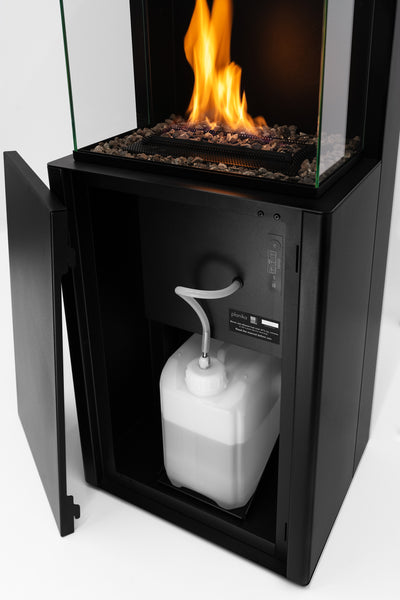ARCTICON BLACK AUTOMATIC BEV® FIREPLACE Net Zero fireplace with the BEV Technology®