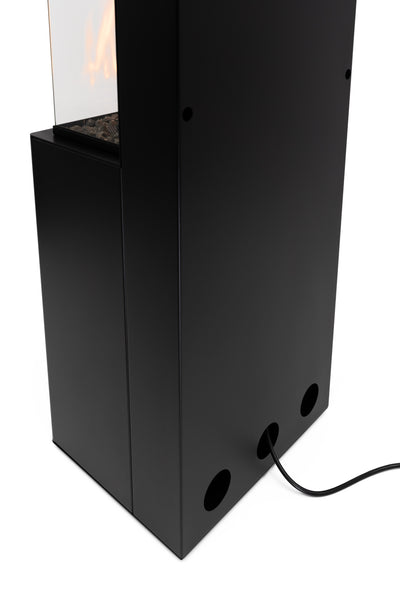 ARCTICON BLACK AUTOMATIC BEV® FIREPLACE Net Zero fireplace with the BEV Technology®