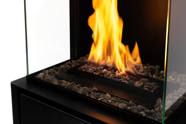 ARCTICON BLACK AUTOMATIC BEV® FIREPLACE Net Zero fireplace with the BEV Technology®