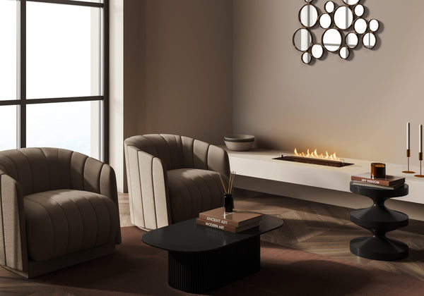 NEO 500 BURNER AUTOMATIC BEV® BURNER Net Zero fireplace with BEV Technology®