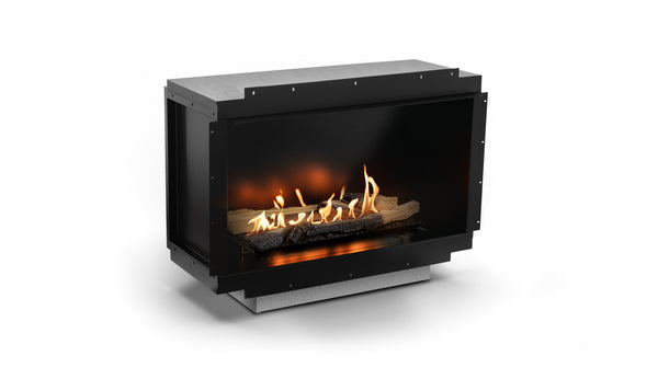 NEO 500 FIREPLACE WITH NEO 500 AUTOMATIC BEV® BURNER Net Zero fireplace with BEV Technology® SINGLE-SIDED