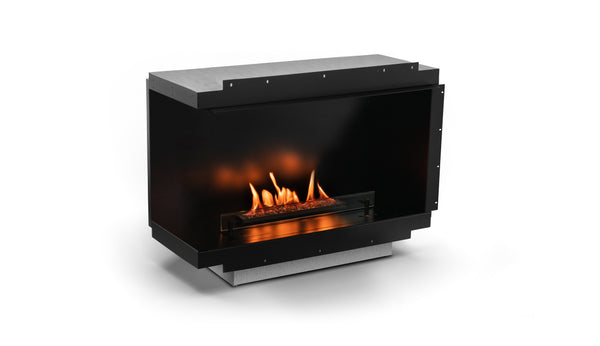 NEO 500 FIREPLACE WITH NEO 500 AUTOMATIC BEV® BURNER Net Zero fireplace with BEV Technology® SINGLE-SIDED