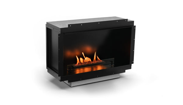 NEO 500 FIREPLACE WITH NEO 500 AUTOMATIC BEV® BURNER Net Zero fireplace with BEV Technology® SINGLE-SIDED