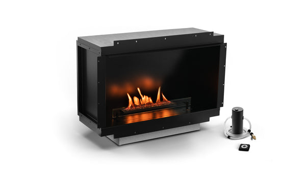 NEO 500 FIREPLACE WITH NEO 500 AUTOMATIC BEV® BURNER Net Zero fireplace with BEV Technology® SINGLE-SIDED