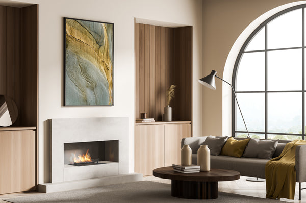 SENSO BURNER AUTOMATIC BEV® BURNER Net Zero fireplace with BEV Technology®