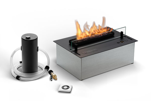 SENSO BURNER AUTOMATIC BEV® BURNER Net Zero fireplace with BEV Technology®