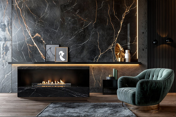 NEO 500 FIREPLACE WITH NEO 500 AUTOMATIC BEV® BURNER Net Zero fireplace with BEV Technology® SINGLE-SIDED
