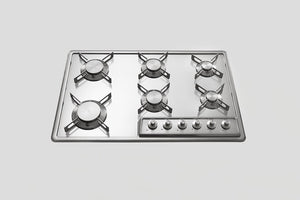 BUILT-IN STAINLESS STEEL HOB - F 579/6G